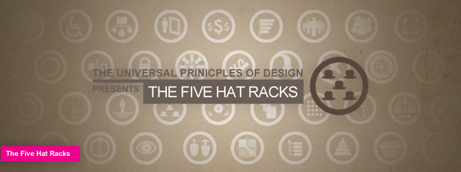 The Universal Pinciples of Design: the Five Hat racks